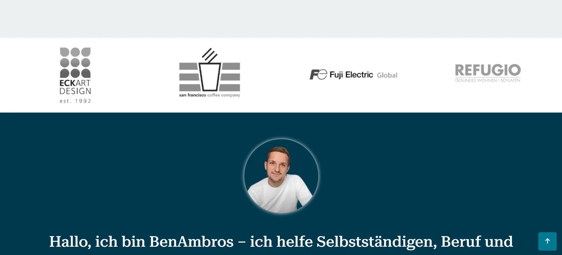 Portfolio Website for BenAmbros - Image 2