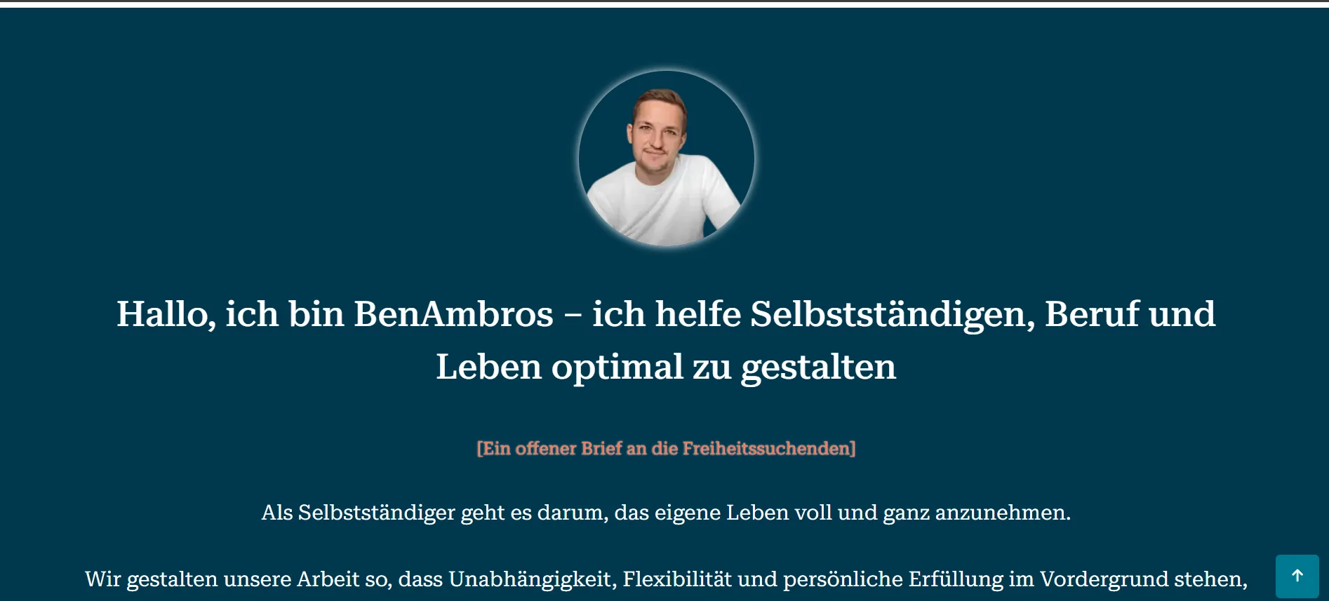 Portfolio Website for BenAmbros - Image 3