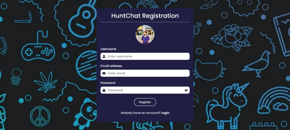HuntChat – Real-Time Chat Web App