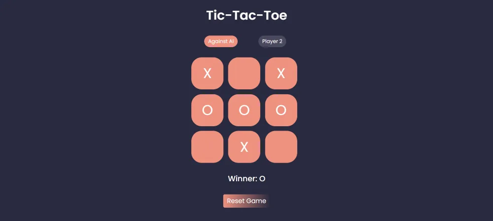 Tic Tac Toe Game with AI